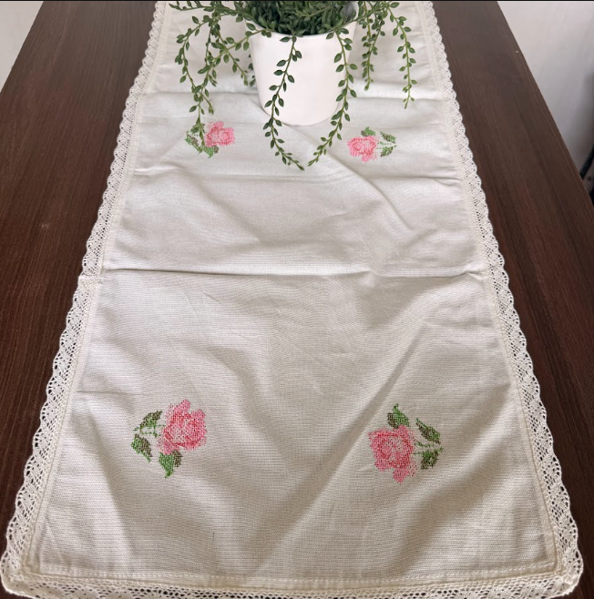 Embroidery Table Runner 6 Seater 54*13