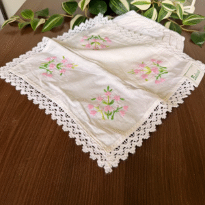 Handmade Embroidered Tissue Box Cover